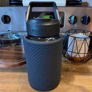 glass black studded jug- Hydrojug